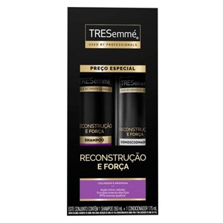Kit Tresemmé Reconstrução e Força Shampoo 350ml + Condicionador 175ml em Oferta na Shopee