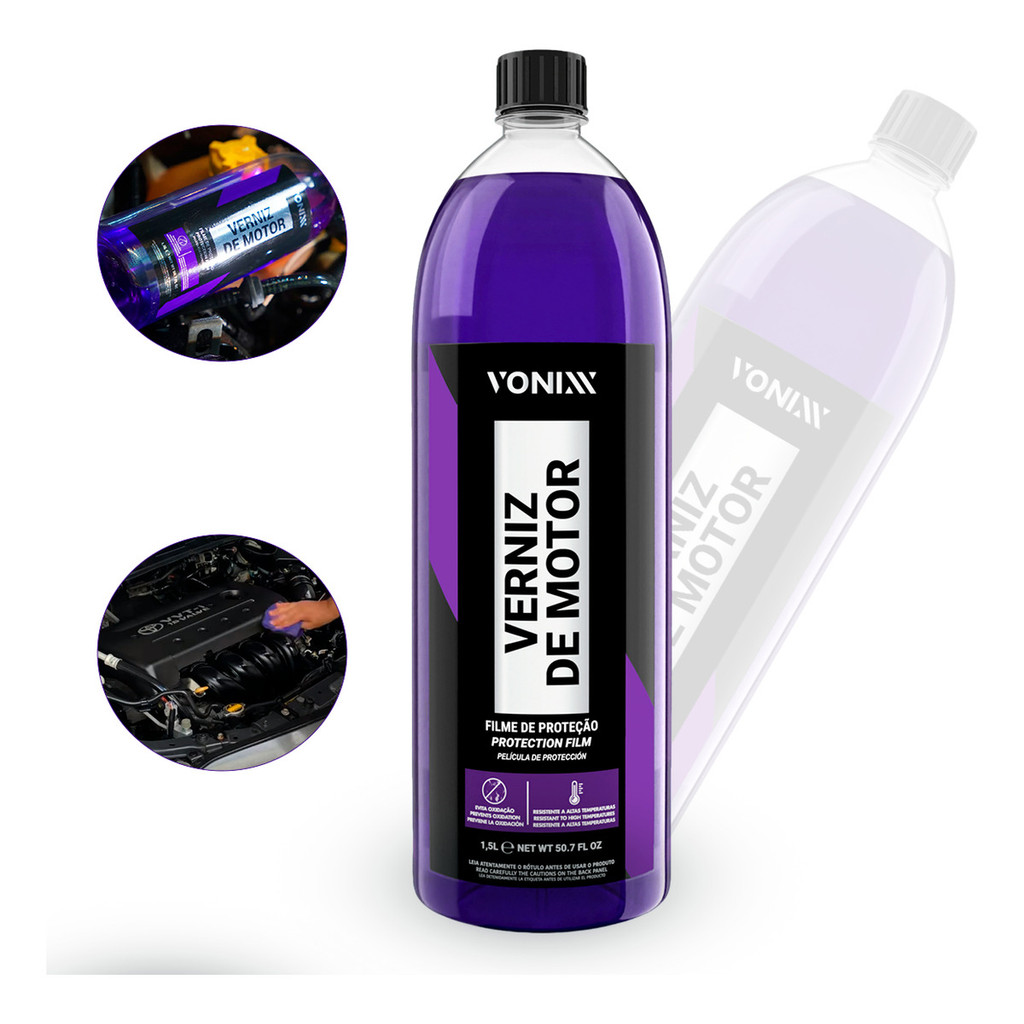 Verniz de Motor Protege, Dá Brilho e Renova, Resiste a Altas Temperaturas, Durabilidade de 6 Meses, Ideal para Chassi em Oferta na Shopee