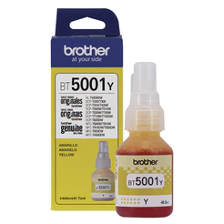 Garrafa de tinta original Brother para InkTank BT5001Y Amarelo 48,8ml