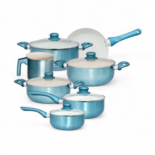 Jogo de Panelas Cerâmica Antiaderente 7 Peças Alta Qualidade em Oferta na Shopee