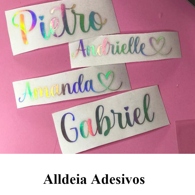 Adesivo Personalizado Com Nome - Adesivo Para Moto Banco Do Carona Carro