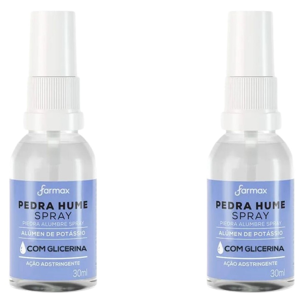 PEDRA HUME SPRAY COM GLICERINA 30ML FARMAX COM 2UND