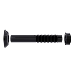 Tubo De Ligacao Ajustável Para Vaso Sanitário Preto Blukit
