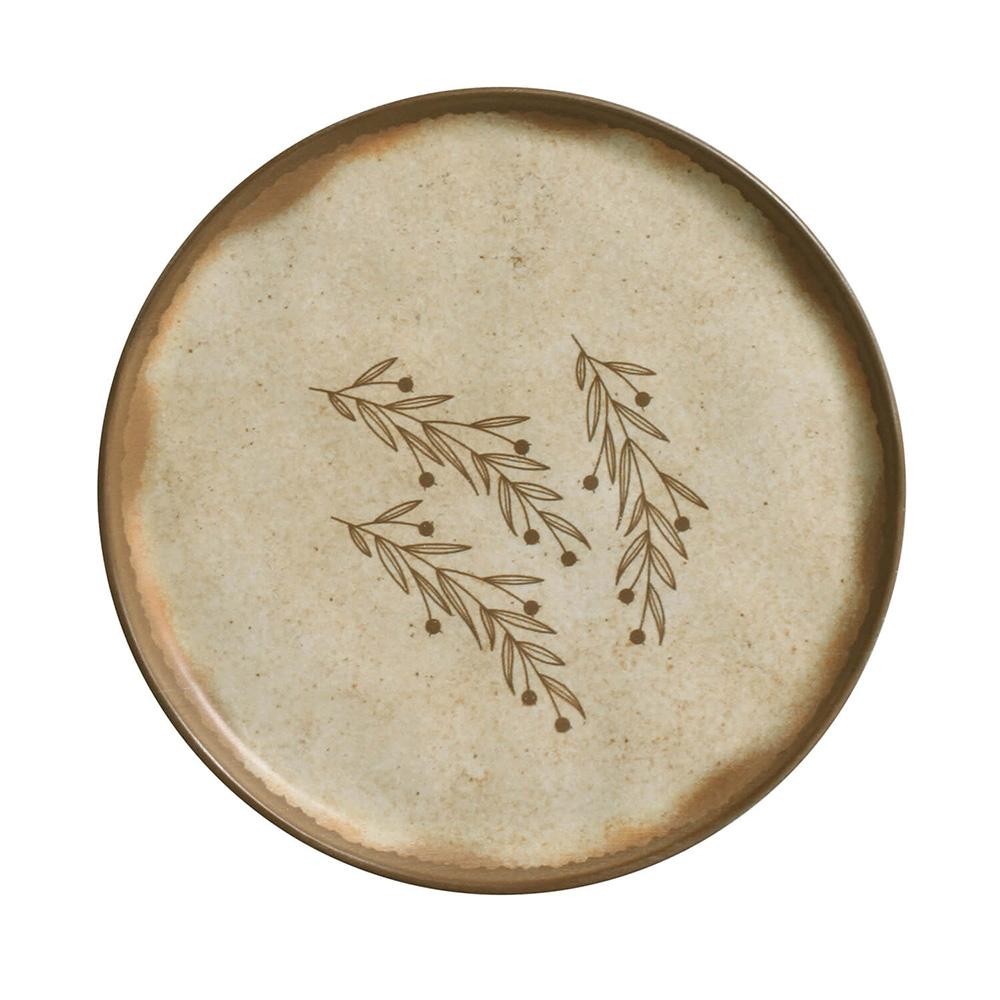 Conjunto com 6 Pratos de Sobremesa Bio Stoneware Nativa Ø21,5cm