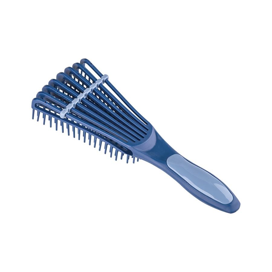 Escova Desembaraçar Cachos Pente Polvo Cabelo Afro Flexivel