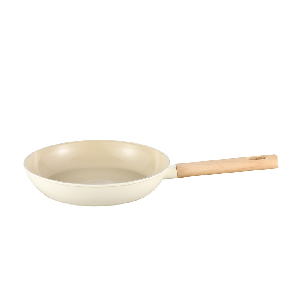 Frigideira Antiaderente Ultra Ceramic 20cm de Indução Borda de Silicone Cor Bege Mou Nata ...