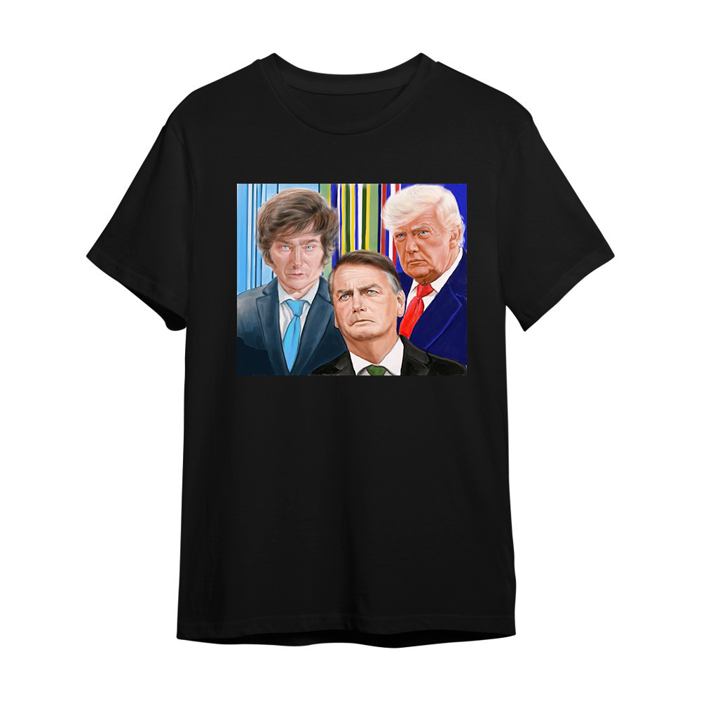 Camiseta Camisa Bolsonaro Trump Milei America Presidentes Dtf Ref1737 Top