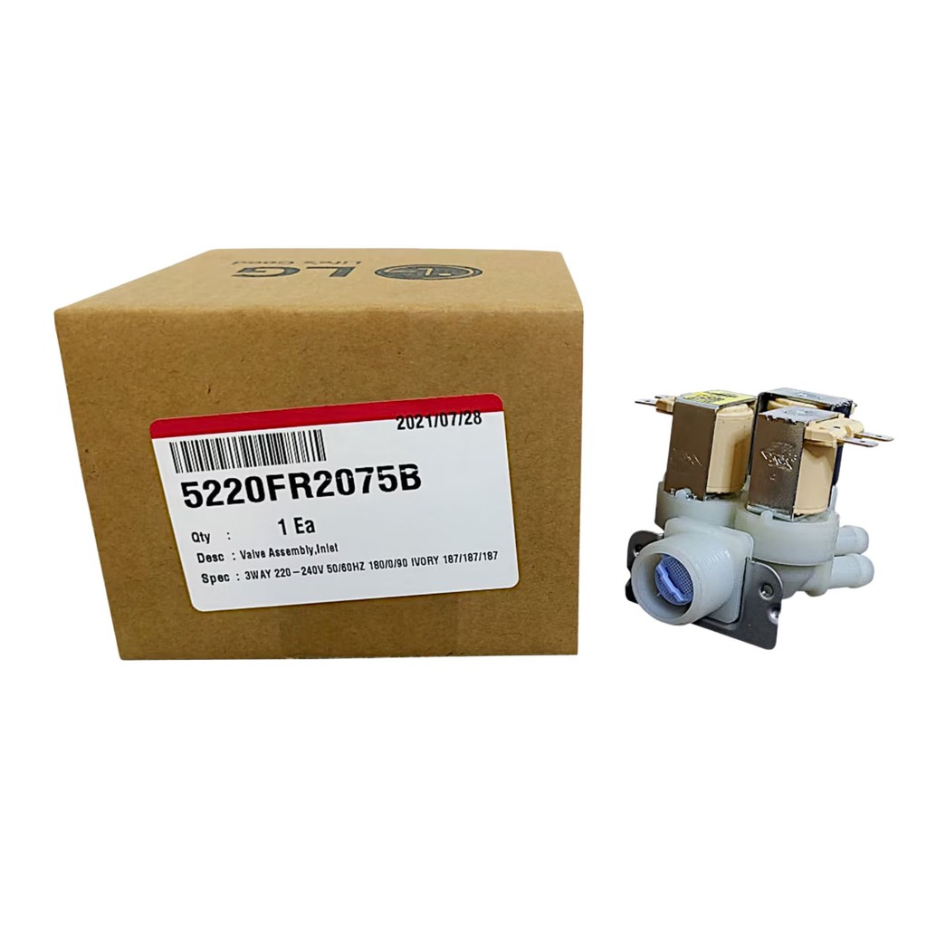 Válvula entrada d'água 3 vias Lava e Seca LG WD-1409RDA5