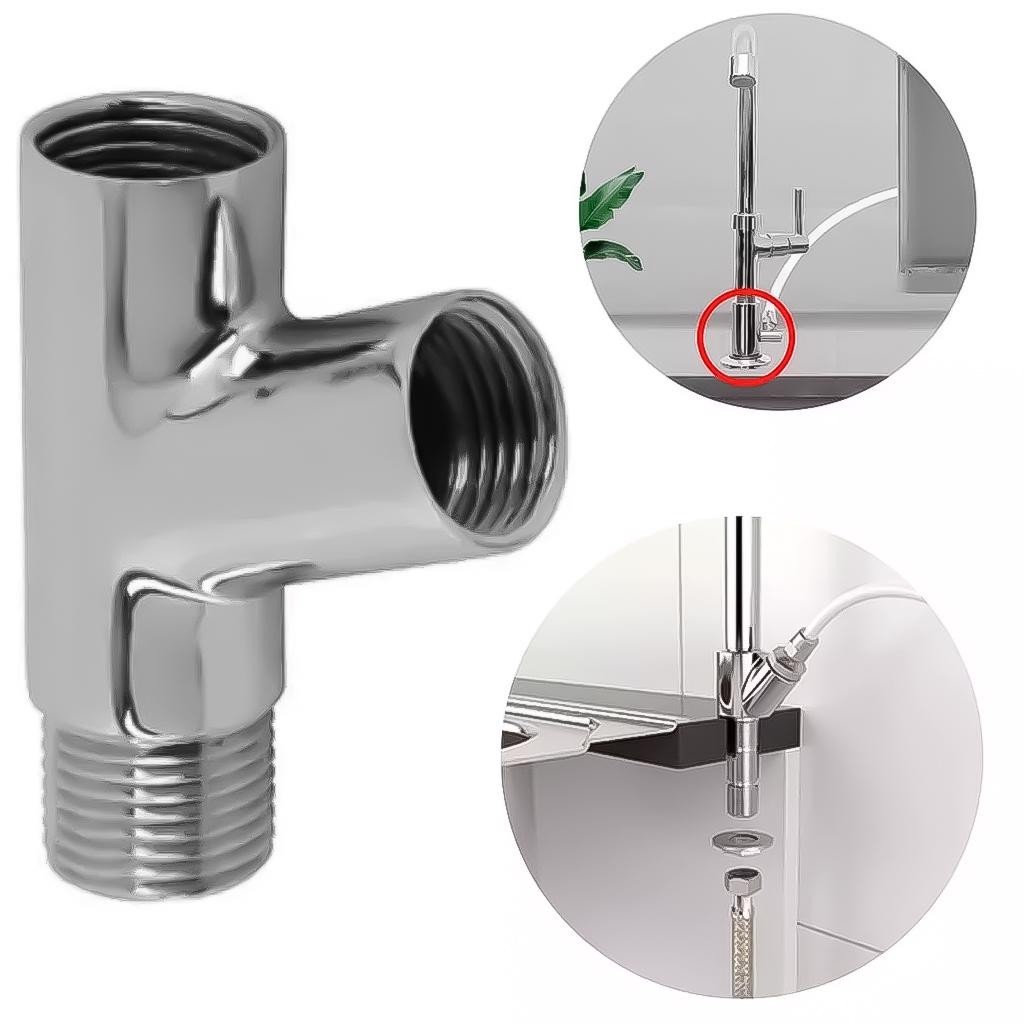 Adaptador Junção Y 1/2 Ducha Higiênica Filtro Latão Cromado em Oferta na Shopee