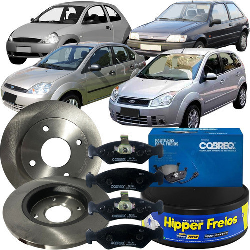 Jogo Disco Pastilha Freio Dianteira Ford Ka Fiesta Sedan em Oferta na Shopee