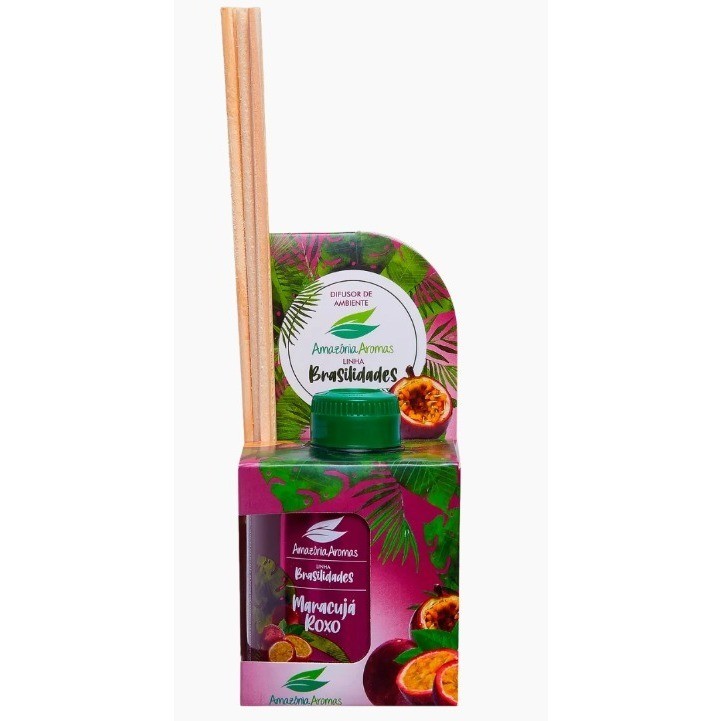 Difusor Brasilidades Amazônia Aromas 270ml Maracujá Roxo em Oferta na Shopee