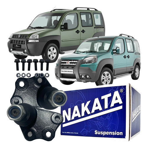 02 Pivô Bandeja Nakata Fiat Doblô Adventure 1.8 16v em Oferta na Shopee