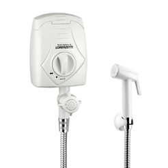 Ducha Higiênica Chuveirinho Elétrica Aquecedor 3T 220V 4300W Branca Lorenzetti