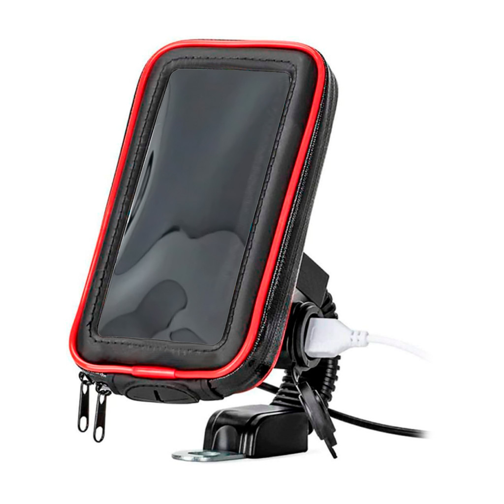 Suporte Case Impermeável De Celular Para Guidão Moto Carregador USB 360º Ciclismo Entregas em Oferta na Shopee