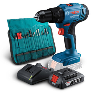 Furadeira de Impacto GSB 183-LI Bosch Parafusadeira 23 Bits e Brocas em Oferta na Shopee