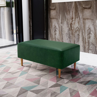 Puff Decorativo Sala de Estar Cléo W01 Pés Palito 90 cm Facto Verde Musgo - Lyam Decor em Oferta na Shopee