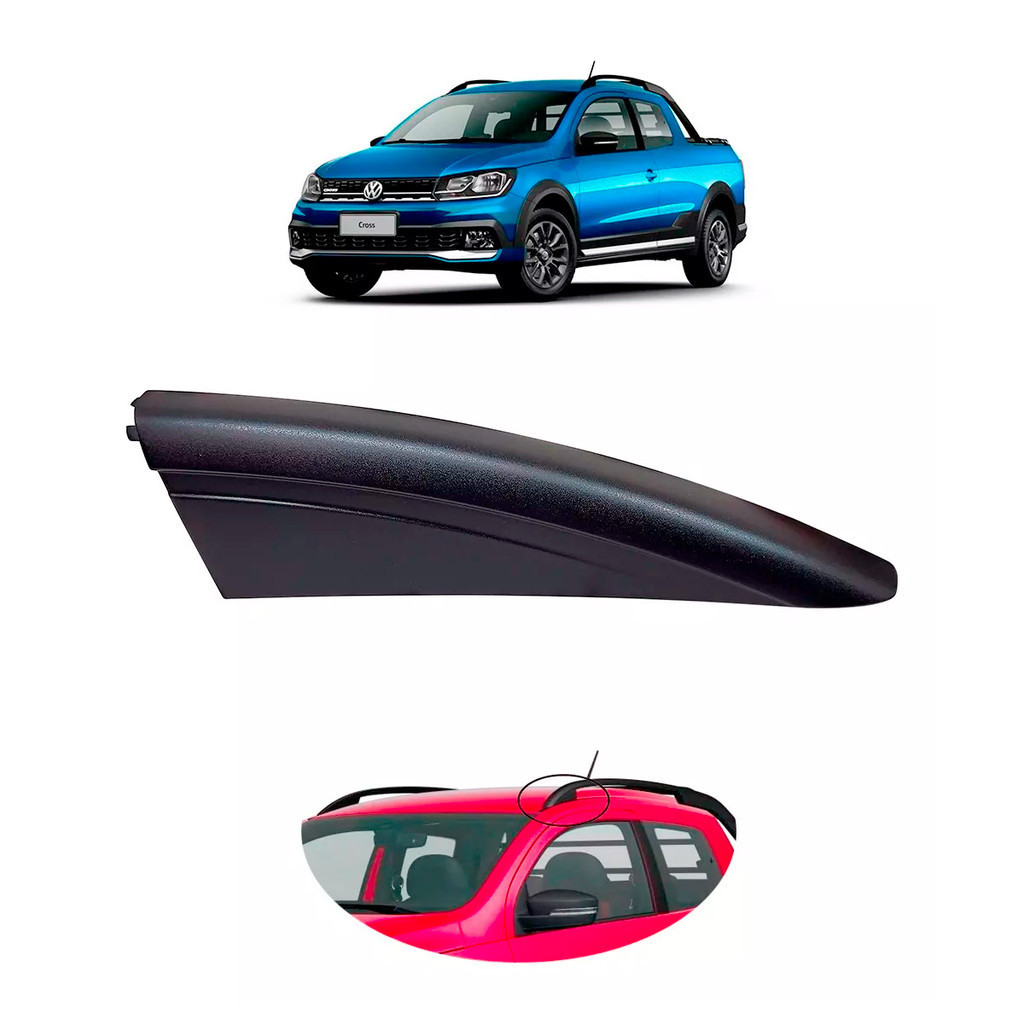 Acabamento Rack Teto Dianteiro Direito Saveiro Cross G7 G8 em Oferta na Shopee