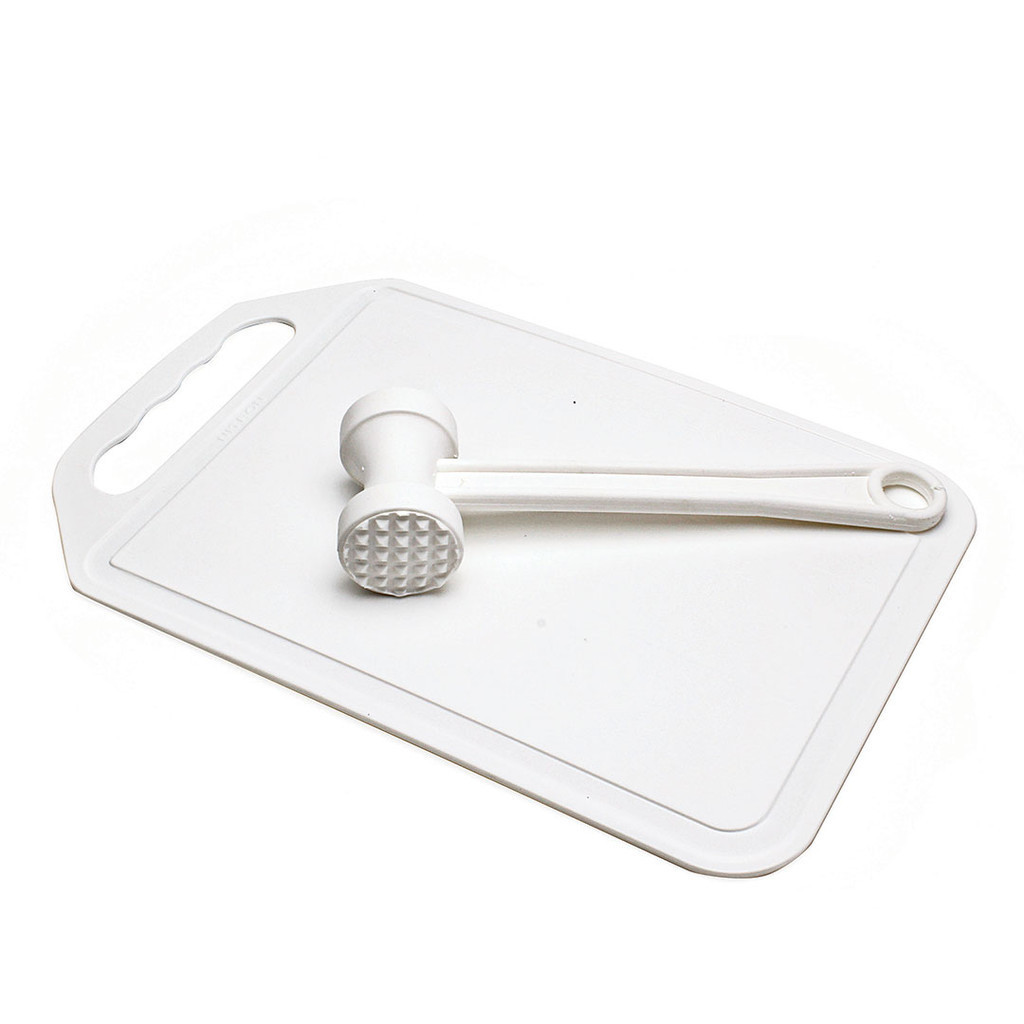 TABUA PEQUENA COM MARTELO