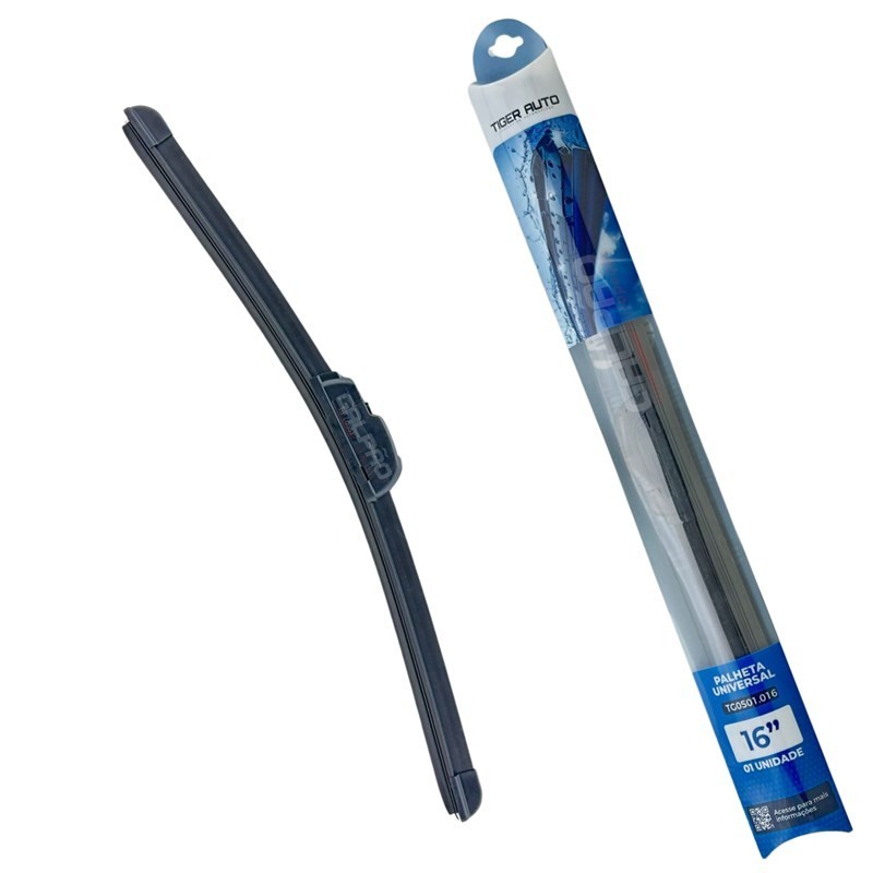 Palheta Limpador Parabrisa 16" Carro Gancho Original Silicone em Oferta na Shopee