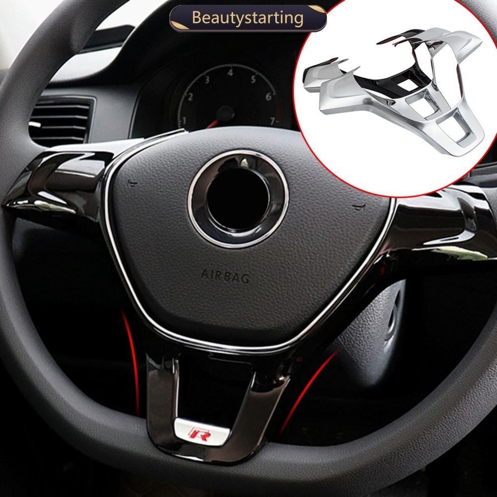 Belezastarting Carro De Direção Interior Capa Do Volante Acessórios Para O Volkswagen VW Golf 7 GTI MK7 POLO 2014 2015 Jetta MK6 2015 2016 B6V5