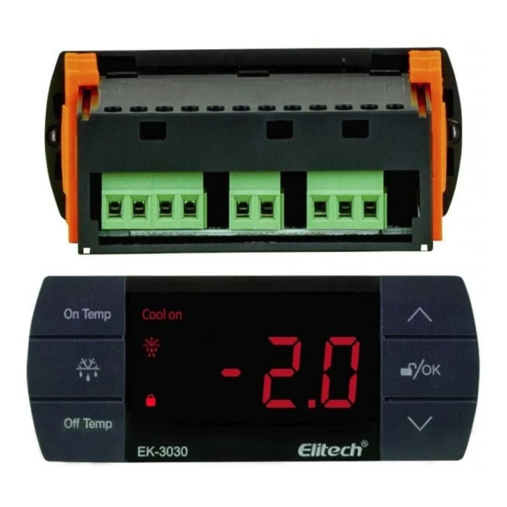 Controlador Temperatura Congelado C/deg Elitech Ek3030