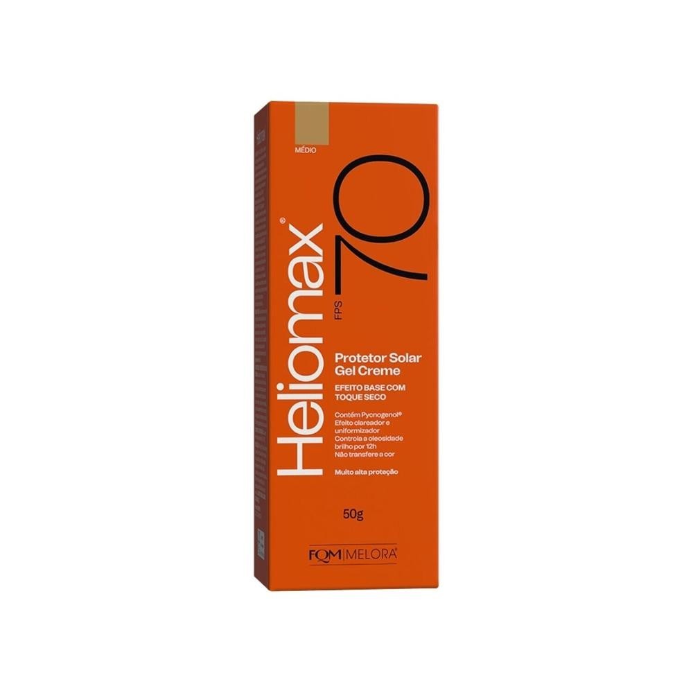 Protetor Solar Facial Heliomax FPS70 Gel Creme Tom Medio 50g