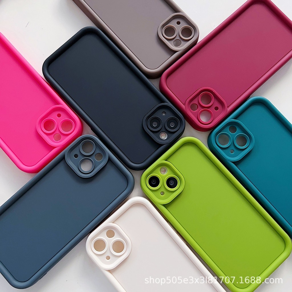 Capa Para Samsung Galaxy S26 S25 S24 S23 S22 S21 S20 A57 A37 A27 A06 A16 A73 A72 M14 matcha Verde Rosa Vermelho