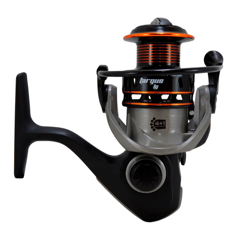 Molinete Pesca Targus TG1000 FD 4.7:1 5 Rol. Ficção Frontal