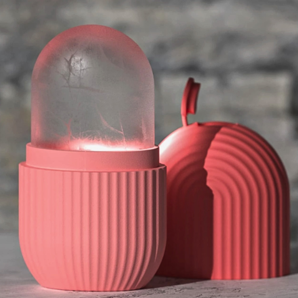 Massageador IceA Rolo Para Rosto Material de Silicone Tratamento de Poros e Rugas LOJA BEL...