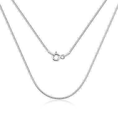 Colar Feminino de Prata 925 Rabo de Rato Achatada 40cm 2mm em Oferta na Shopee