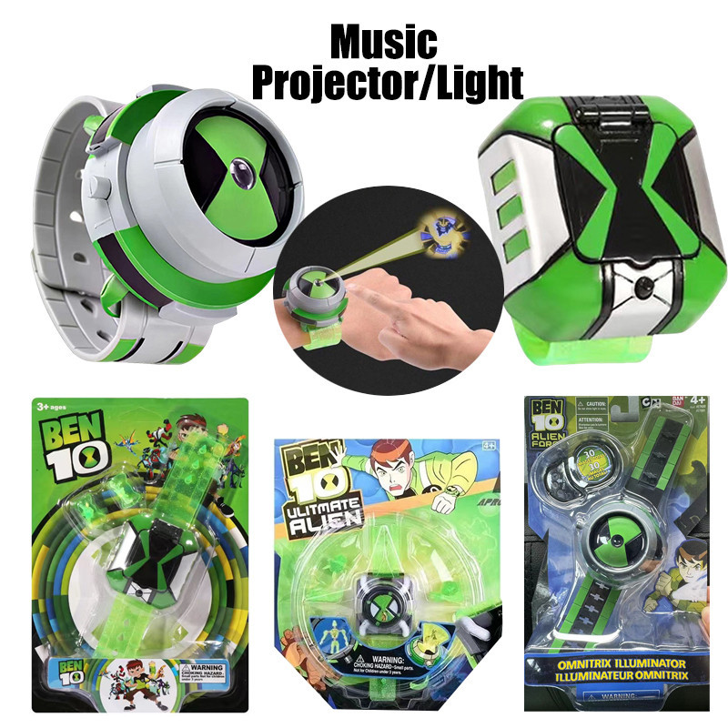 Kids Watch ben 10 Relógio omnitrix 3D Projector Relógios Ben10 Estilo Cosplay Presentes De Aniversário Para Crianças
