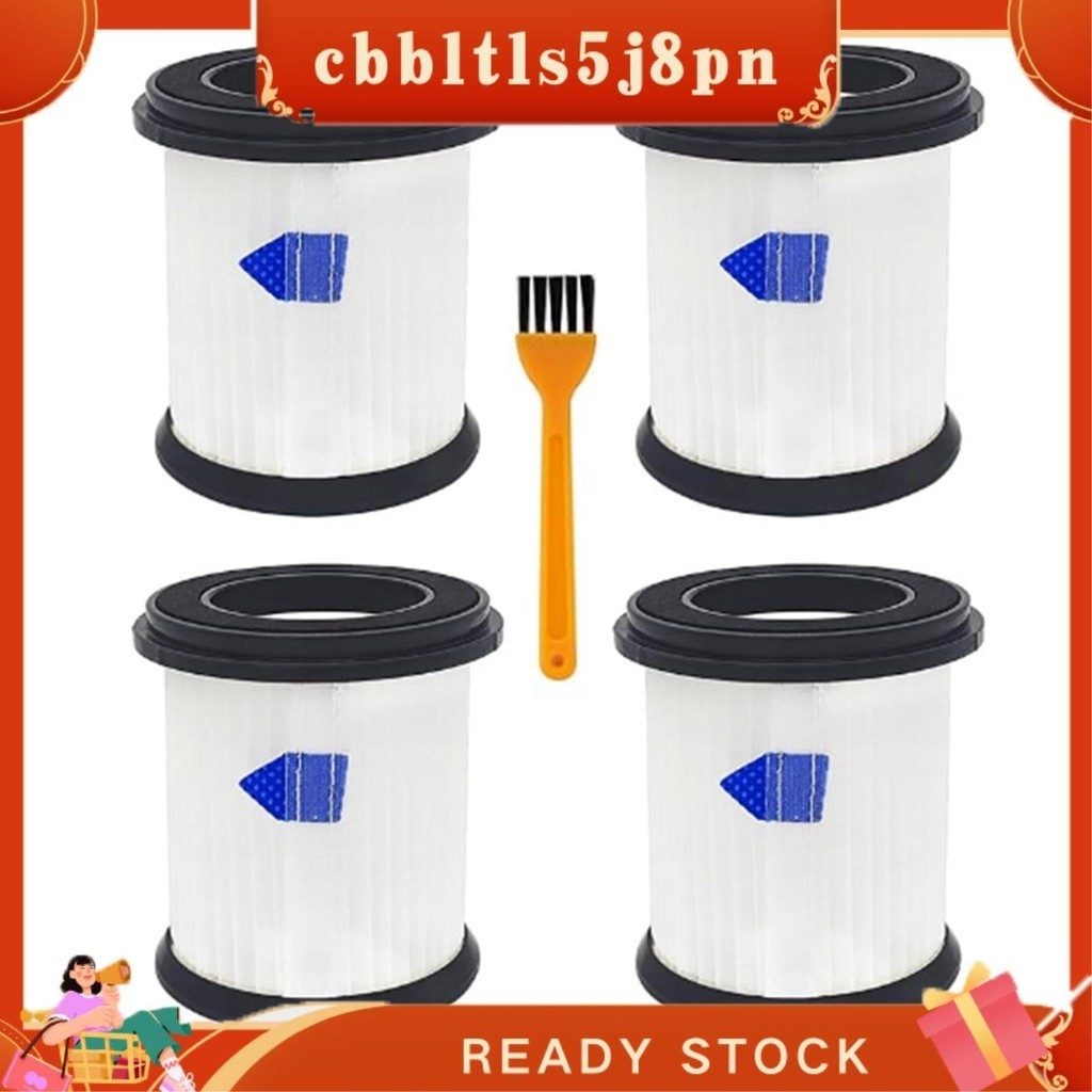 【 Cbbltltls5j8pn 】 4 Pack Substituição Do Filtro Hepa Para O Aspirador De Pó Sem Fio S6t S6p Pro N5s , Com De Malha