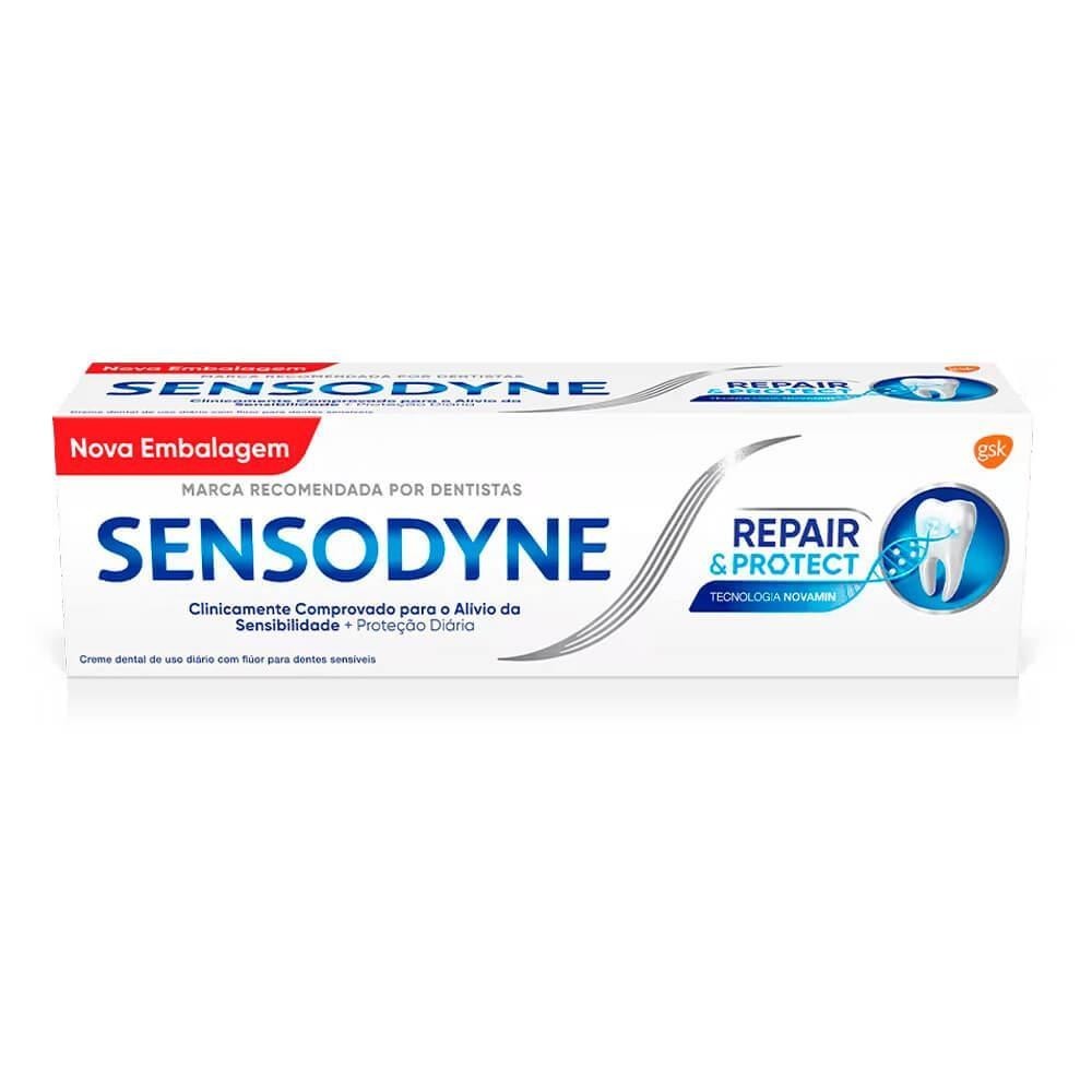 SENSODYNE CREME DENTAL REPAIR & PROTECT COM 100G em Oferta na Shopee