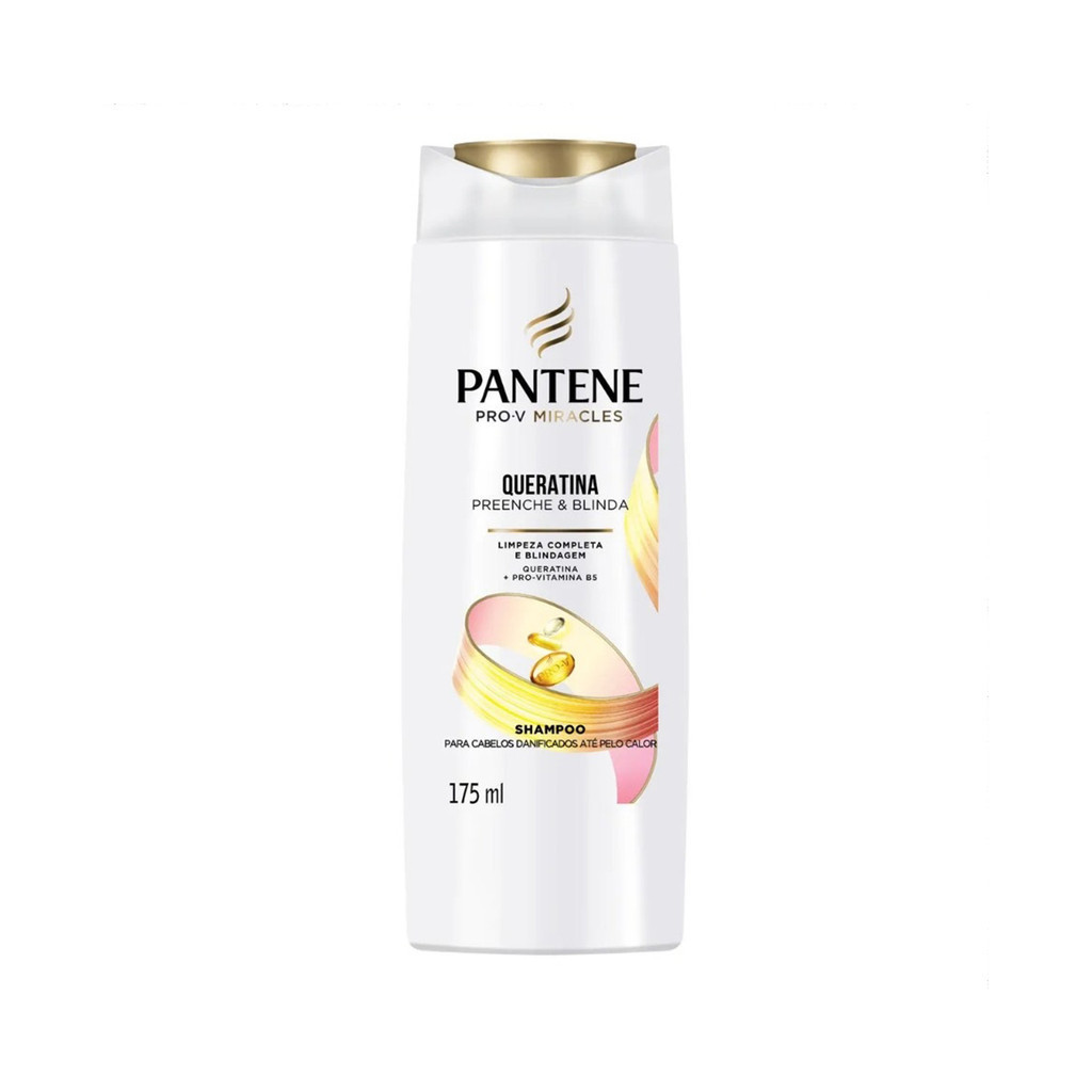 Shampoo Pro-V Miracles Queratina Preenche E Blinda 175ml Pantene