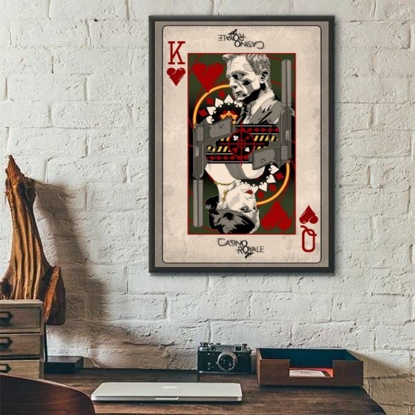 Quadro Filme 007 - Cassino Royale 33x24cm