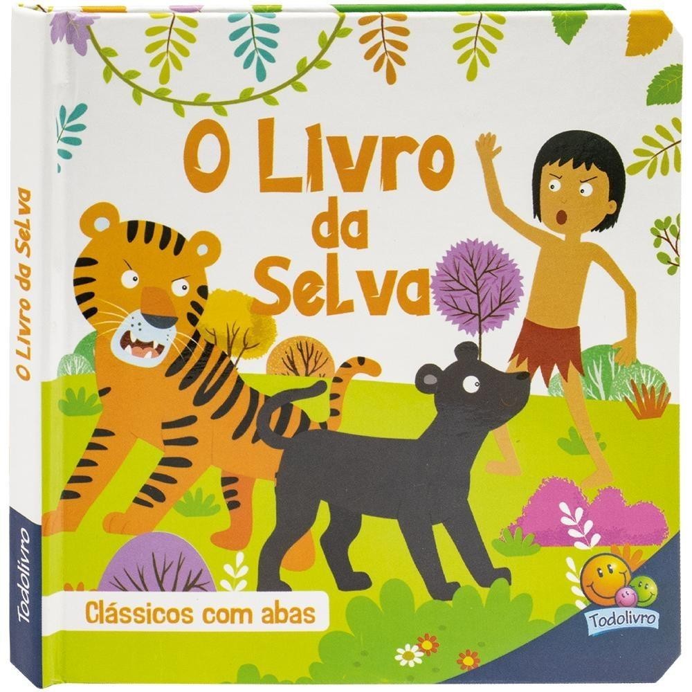 Clássicos com Abas: Livro da Selva, O em Oferta na Shopee