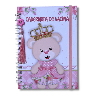 Caderneta de Vacinação Personalizada Vacina Saúde Ursinha Princesa Criança Atualizada 7 edição 2024 em Oferta na Shopee