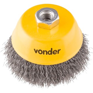 Escova Copo 4" com Haste para Esmerilhadeira em Oferta na Shopee