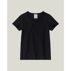 Blusa Infantil Menina Decote V Em Algodão Malwee Kids