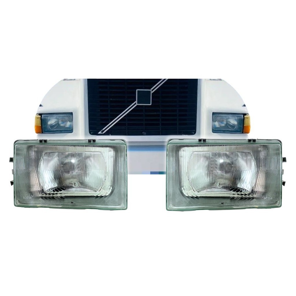 Par Farol Dianteiro Principal Para Volvo NL10 NL12 280 360 1987 a 1997 Nino 8121101 8121100