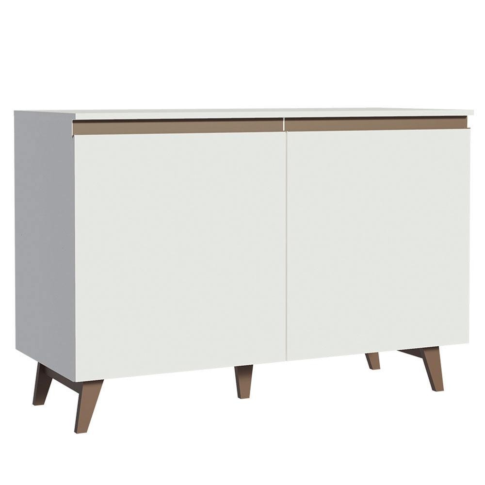 Balcão Armário de Cozinha de Pia 2 Portas Branco Reims Madesa - Home & Living