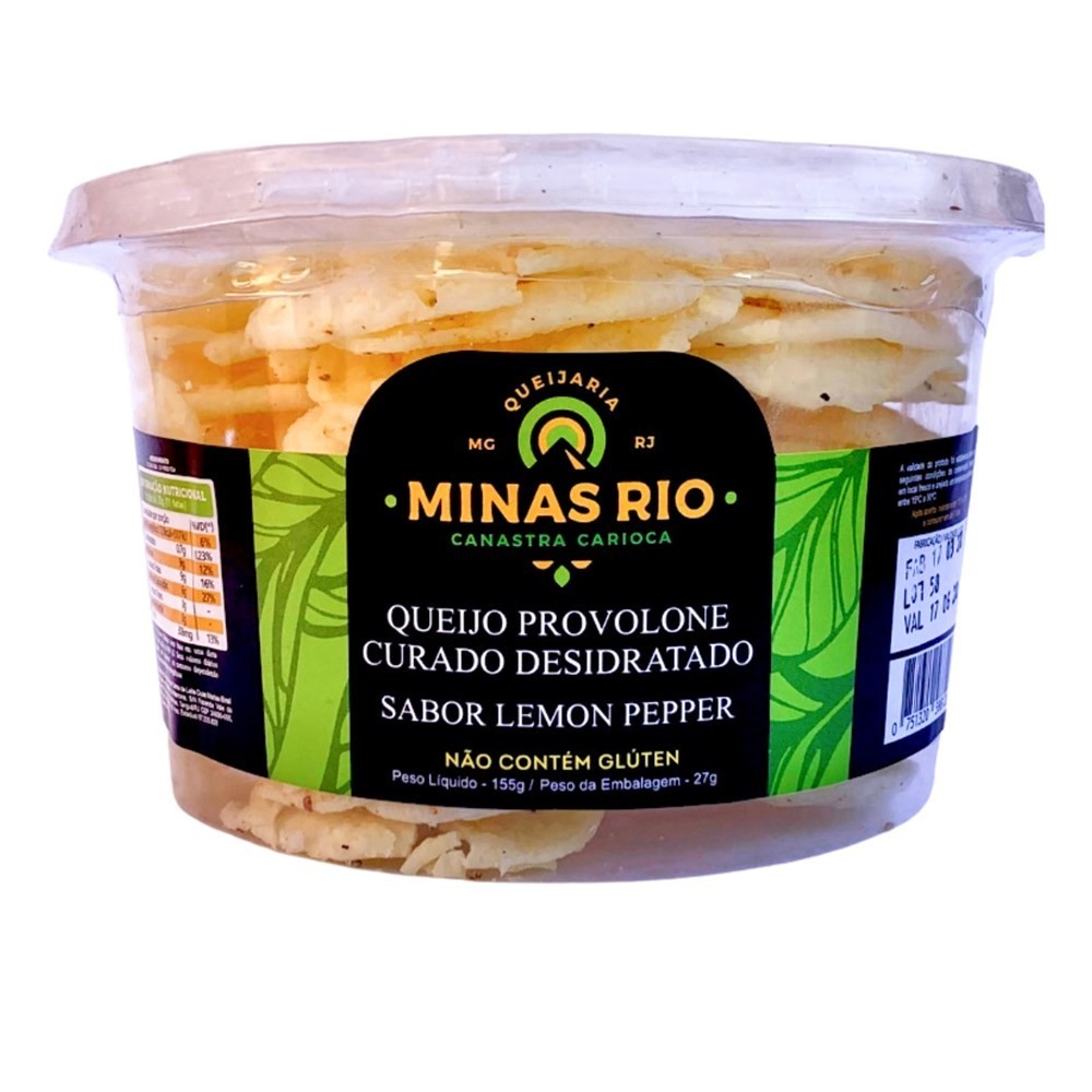 Provolone Desidratado Lemon Pepper 130g em Oferta na Shopee