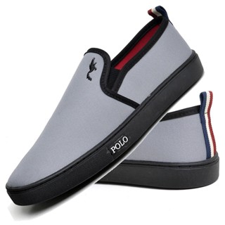 Tênis Sapatenis Masculino Slip On Casual Mocassim Confortável Antiderrapante Polo Blu 7900 em Oferta na Shopee