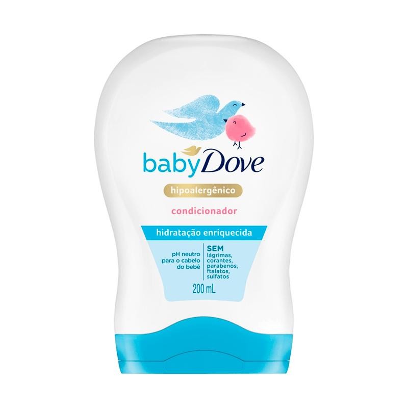 Condicionador Baby Dove Hidratação Enriquecida 200ml em Oferta na Shopee