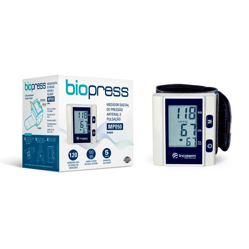 Medidor Digital De Pressão Biopress Punho MP050 1 Unidade em Oferta na Shopee