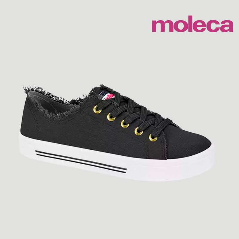 Tênis Feminino Moleca Sapatênis Dia a Dia Clássico Confortável Moda Leve