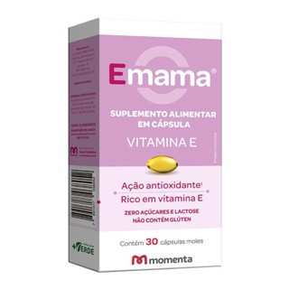 Suplemento Alimentar Emama 30 Cápsulas Moles em Oferta na Shopee
