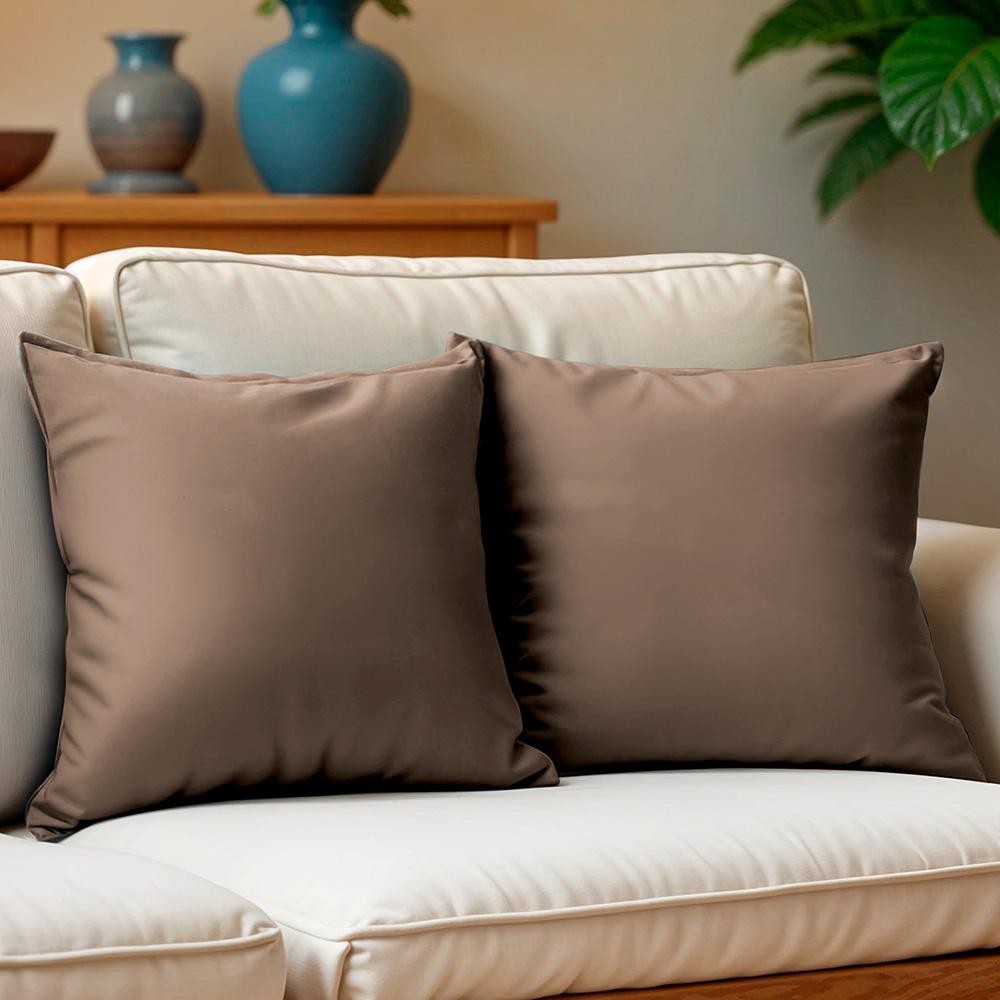 Kit 2 Capas de Almofadas Velusoft 45x45cm Cama inBox em Oferta na Shopee