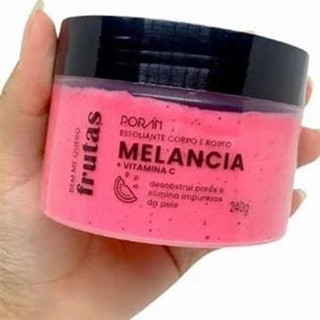 Esfoliante Melancia Corpo e Rosto 240g - Poran