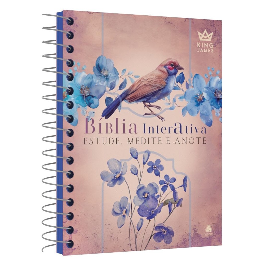 Bíblia Interativa Estude, Medite e Anote | King James | Capa Dura Espira | Paciência